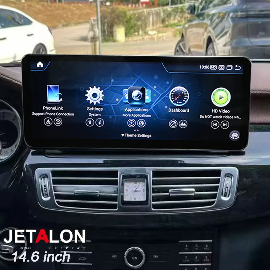 14.6'' Android 14 Car Radio Stereo GPS Carplay Multimedia Head Unit For Mercedes-Benz CLS