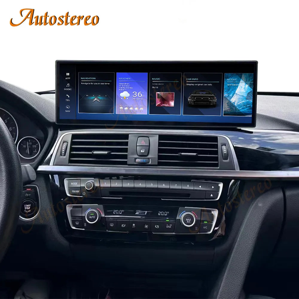 ID8 14.9 Inch Android 14 Carplay For BMW 3 Series F30 F31 BMW 4 Car Multimedia Player GPS
