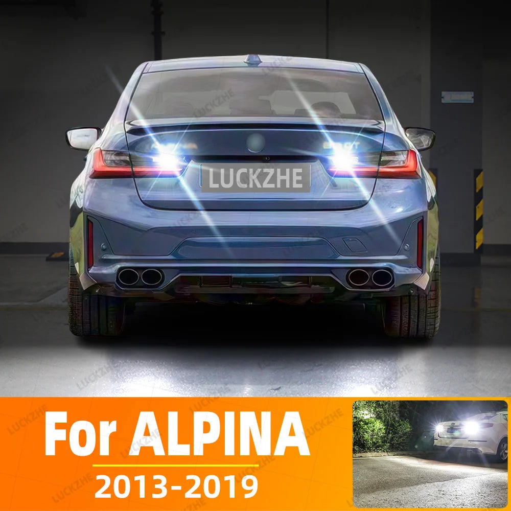 2-Piece LED Interior Light Kit for Alpina B3 D3 Touring F30 F31 Reverse Rversing Light Backup Back Up Lamp Bulbs - Ca...