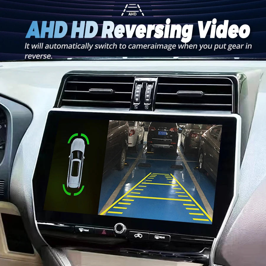 Navirider 11.6inch Car Radio QLED Car Multimídia Player HU For Toyota Prado 2010-2022 AHD