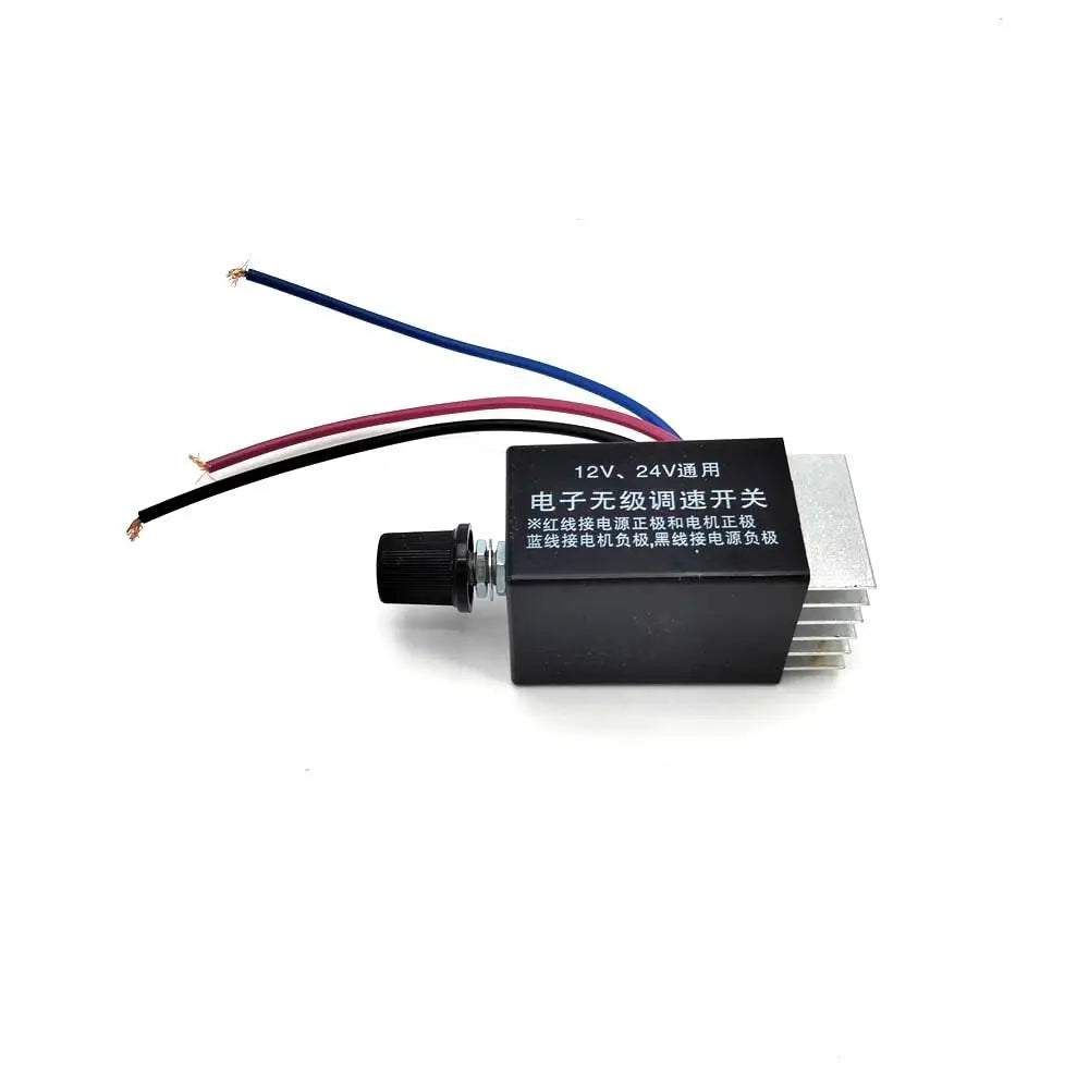 DC 12V 24V Motor Speed Controller Switch Car Truck Fan Heater Control Defroster
