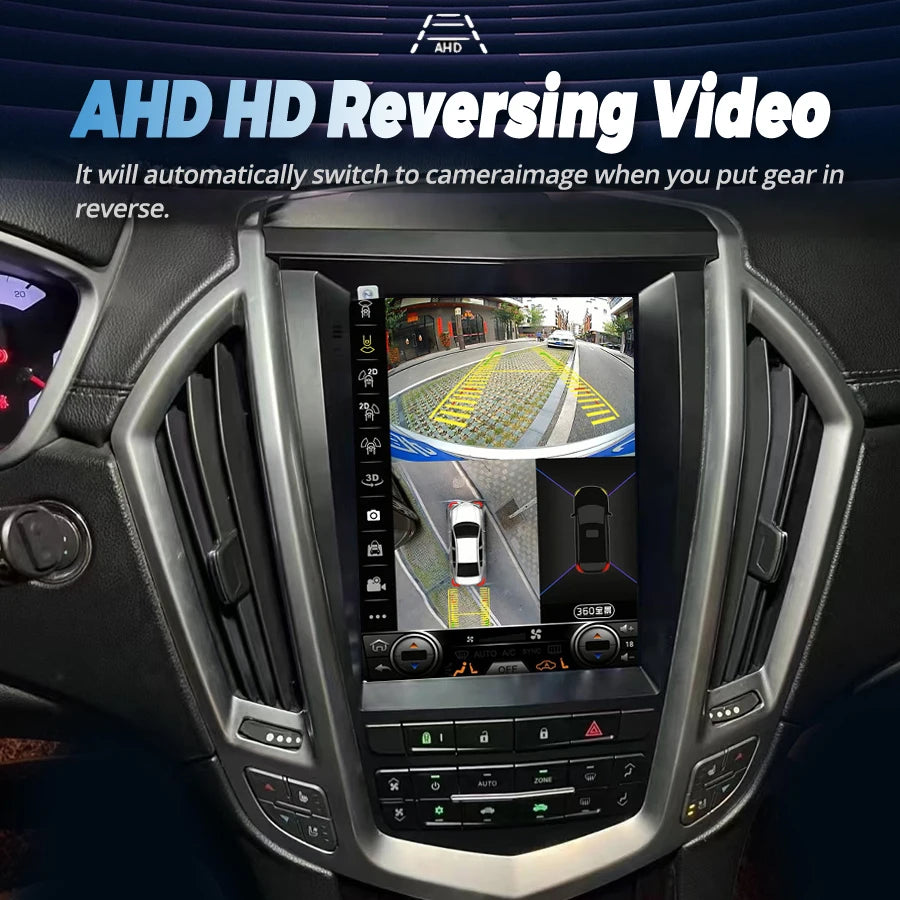 10.4'' Multimedia WIFI Android Screen GPS Android 15 4G DSP Car Radio For Cadillac SRX 200