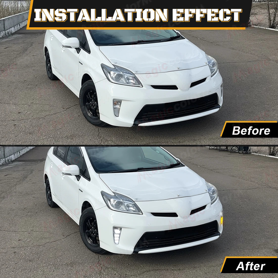 LED DRL For Toyota Prius ZVW30 2012 2013 2014 2015 Fog Lamps Daytime Running Lights Turn S | AUTOKITSHOP