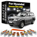 BADEYA 12Pcs LED Interior Map Dome Light Kit For Hyundai Terracan 2001 2002 2003 2004 2005