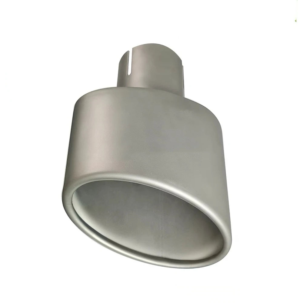 Automotive Parts Large Diameter Stainless Steel Sandblasted Exhaust Pipe Tail Throat Width 140mm - Automotive LED Light