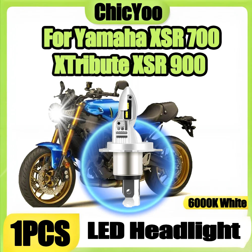 Plug and Play High Power H4 LED Headlight Bulb 10000LM Motorcycle Head Lamp 12V Super Brig