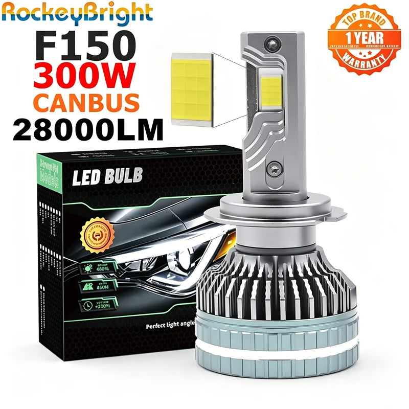 F150 300W 28000LM H7 Led Bulbs H11 H1 Led Headlight Fog Lights 4575 LED H1 H4 H7 H8 H11 90
