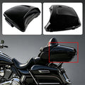 Motorcycle Black Razor Tour Pak Trunk Hard Luggage With Latch For Harley Touring Road King Stree - Automotive LED Light