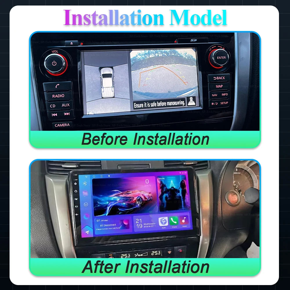 Android 16 Auto For Nissan Navara Frontier Np300 2015-2024 Car Radio Multimedia Video Play | AUTOKITSHOP