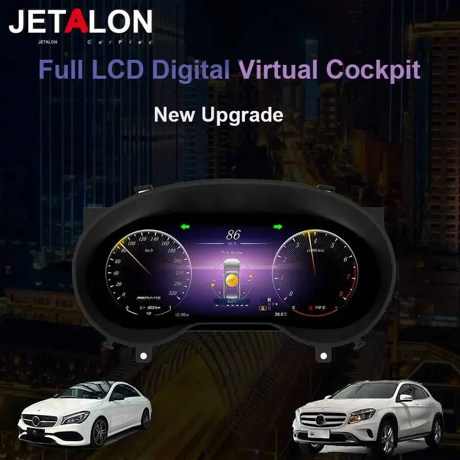 For Mercedes Benz GLA 2015-2019 CLA 2013-2019 A 2013-2017 Linux Cockpit Instrument Cluster