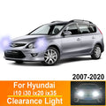 2-Piece LED Interior Light Kit for Hyundai i10 i30 ix20 ix35 2007- 2011 - Canbus Dome Map Door Trunk Bulbs | AUTOKITSHOP