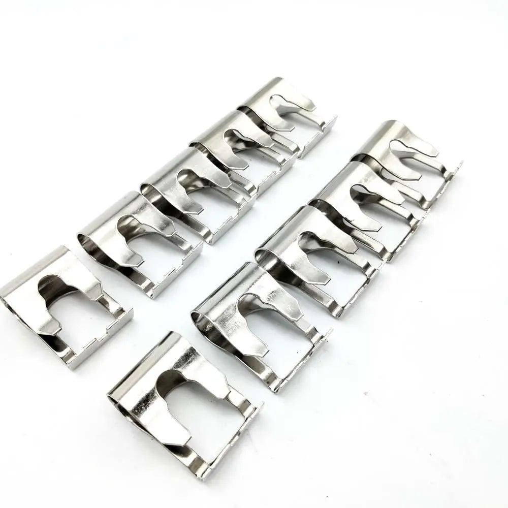10x Car Front Windshield Wiper Arm Linkage Motor Rods Repair Clips Kit Unit Part