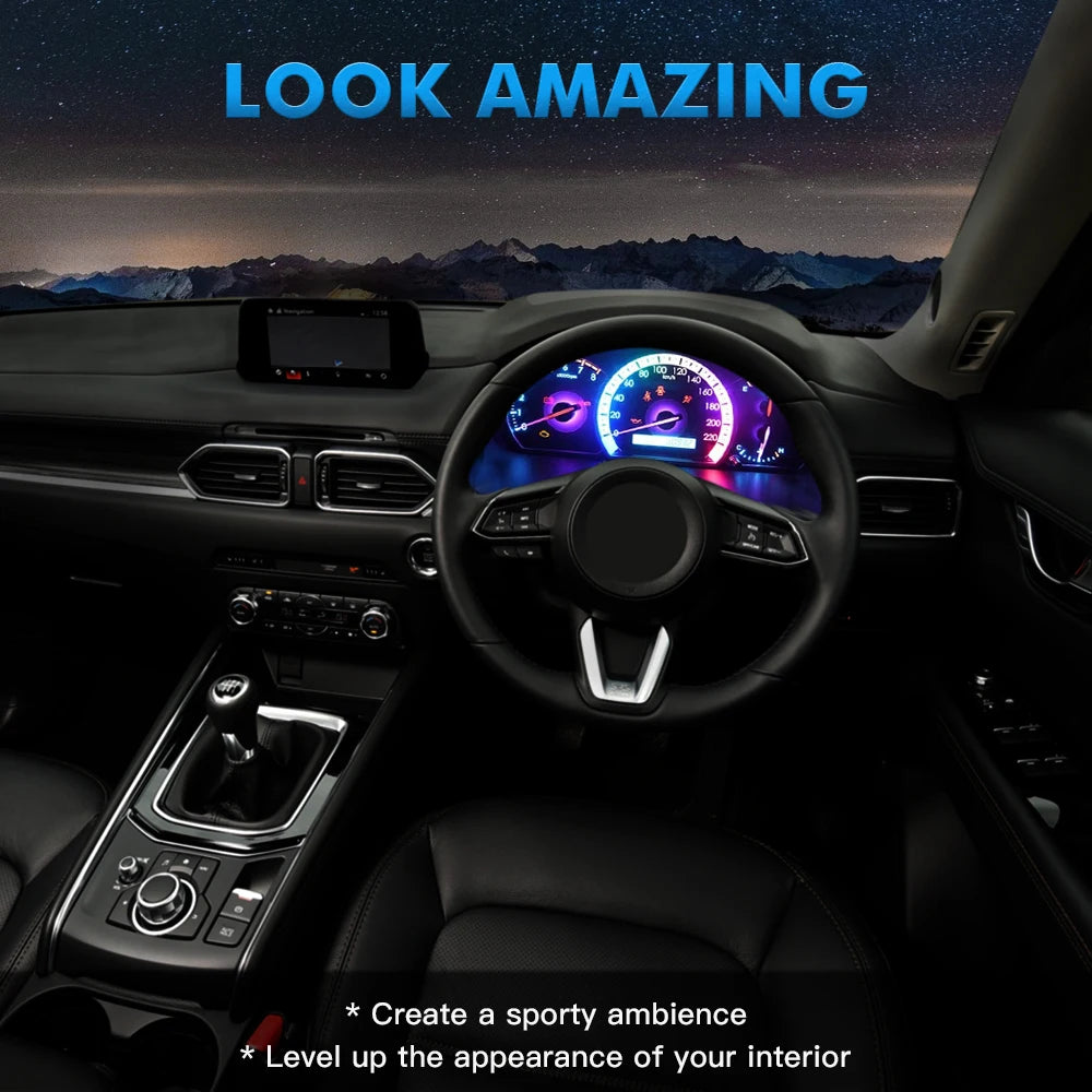 10-Piece LED Interior Light Kit for T5 - Canbus Error-Free Interior Bulbs