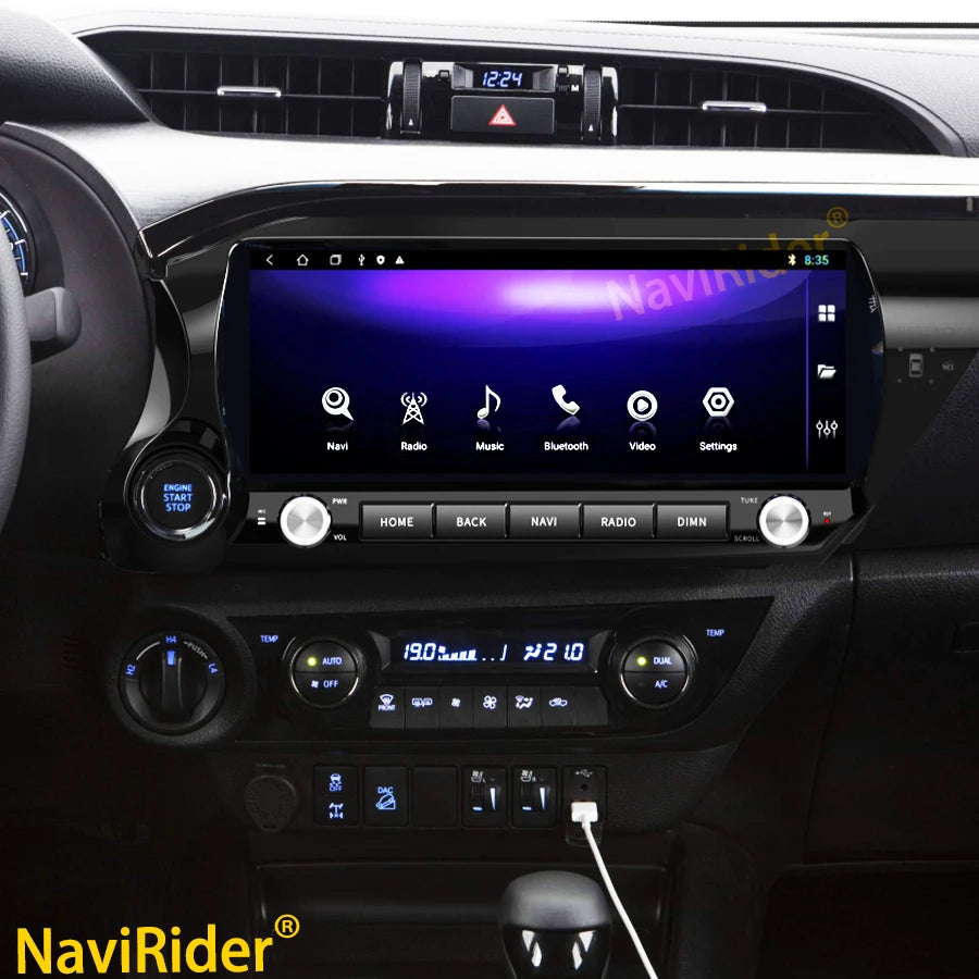 For Toyota Hilux 2015 -2023 12.3inch Android 14 Qled Screen Car Multimedia Auto Video Play | AUTOKITSHOP