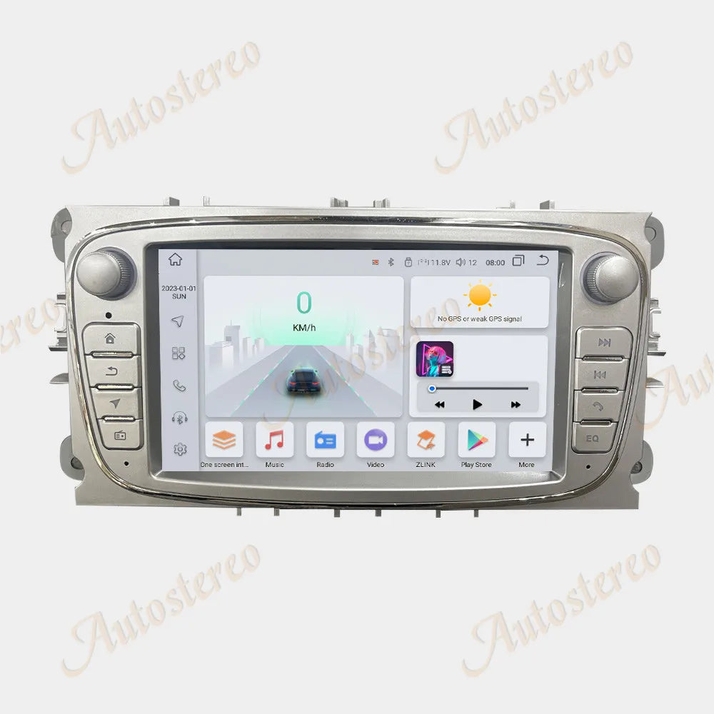 Android 14 Carplay For Ford Focus S MAX Galaxy EXI Car GPS navigation Head Unit Multimedia