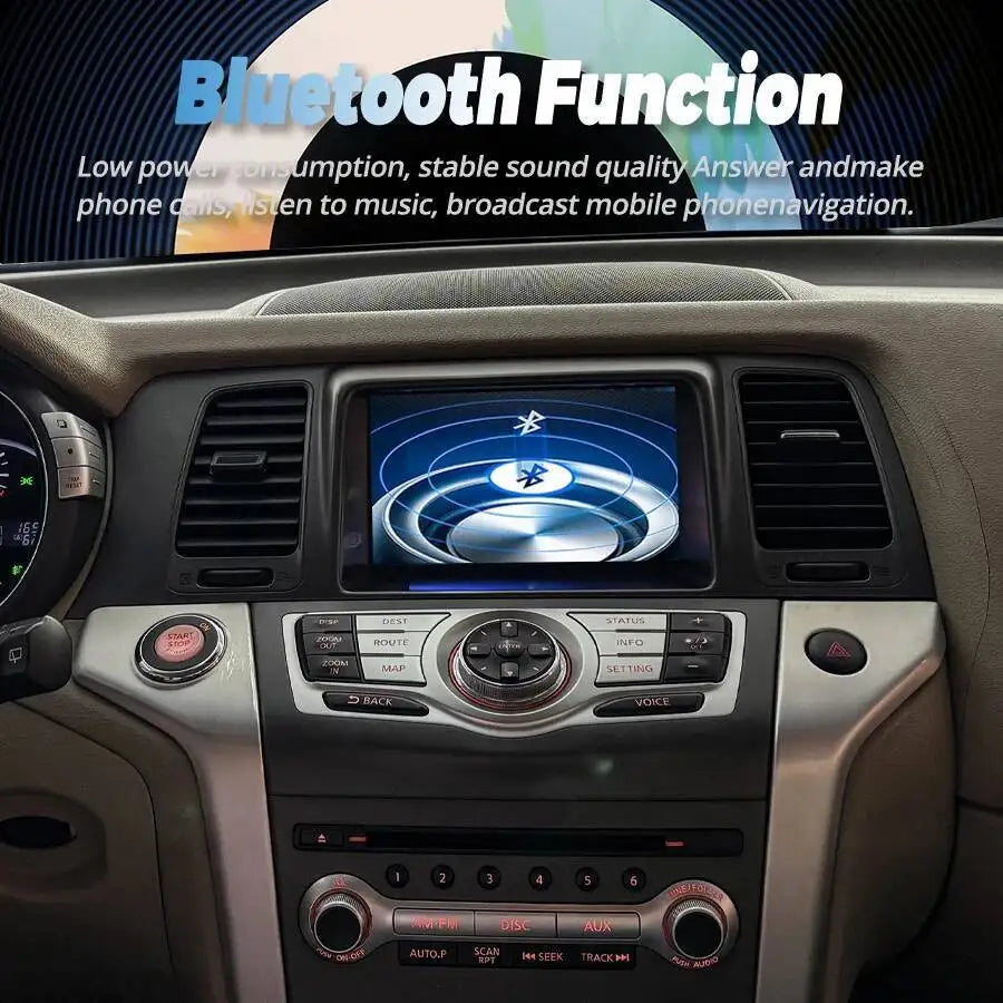 Tape Recoder DSP Carplay 2 Din Android 15 8+256G Screen For Nissan Murano Z51 2011-2015 Ra