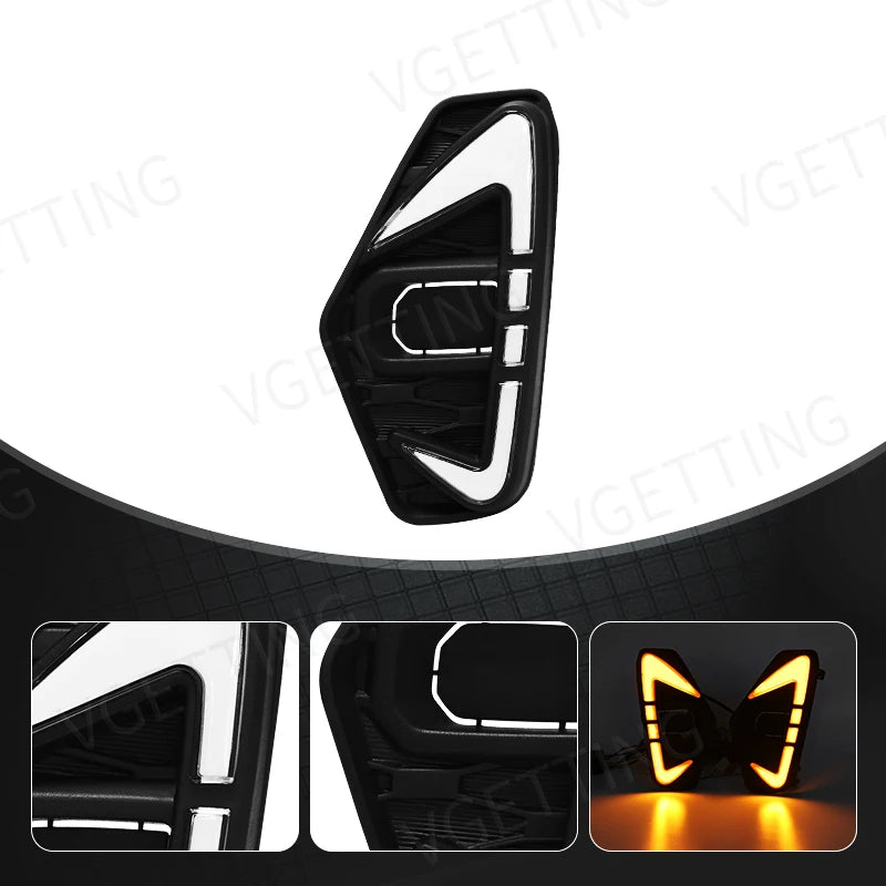 DRL Led Daytime Running Driving Fog Lamp Light Fit For Nissan Navara NP300 Frontier 2020 2 | AUTOKITSHOP