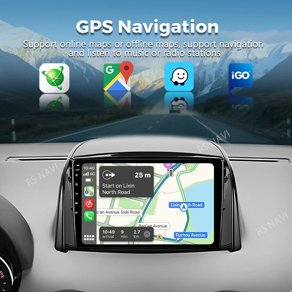 Android 16 For Renault Koleos 2008 -2016 2K QLED Android Car Radio Multimedia Video Player