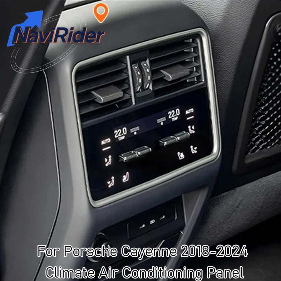 For Porsche Cayenne 2018-2024 Rear AC Panel Climate Air Conditioning Panel Control Replace