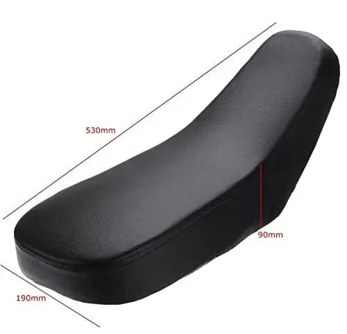 Black Atv Foam Seat for 50 70 90 110cc Racing Style Quad Dirt Bike Atv 4-Wheeler