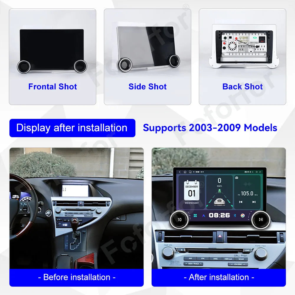 11.5 Inch Android 15 Wireless CarPlay Upgraded Ultra Clear HD Screen GPS Multimedia Car Ra