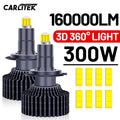 3D 360 H7 Led Canbus Car Headlight Bulb 160000LM H11 H4 H1 HB3 9005 HB4 9006 9012 300W Aut
