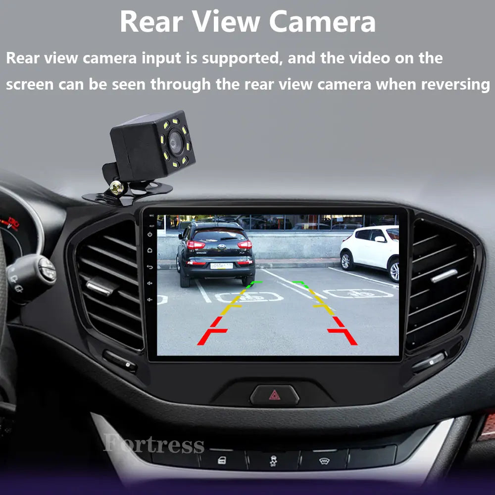 Carplay Android Auto Car Radio For LADA Vesta 2015 - 2022 Auto Multimidia Video Player QLE