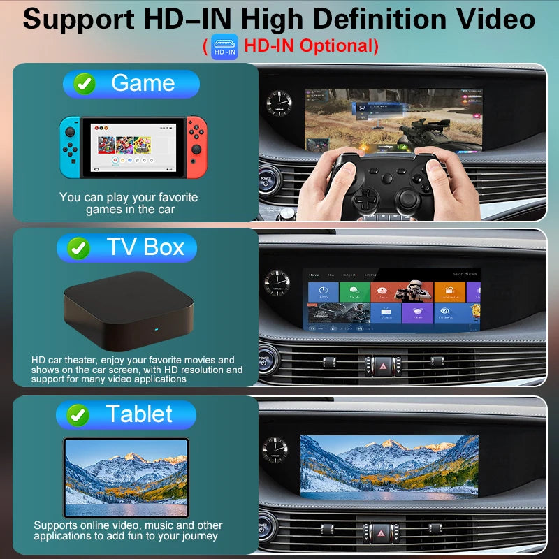 Wireless New CarPlay Kit for Lexus LS 2012-2022, with Android Auto Interface AirPlay Mirro