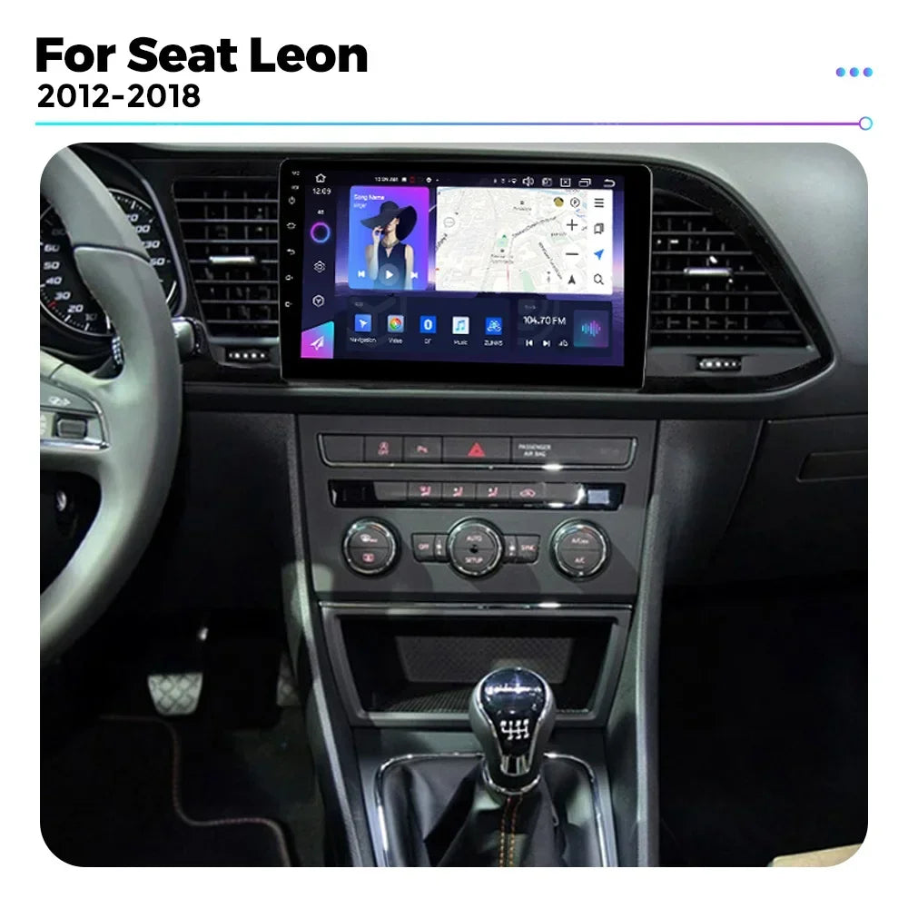 QLED Screen Android 13 Car Multimedia Player for Seat Leon MK3 2012 2013 2014 2015 2016 -  | AUTOKITSHOP