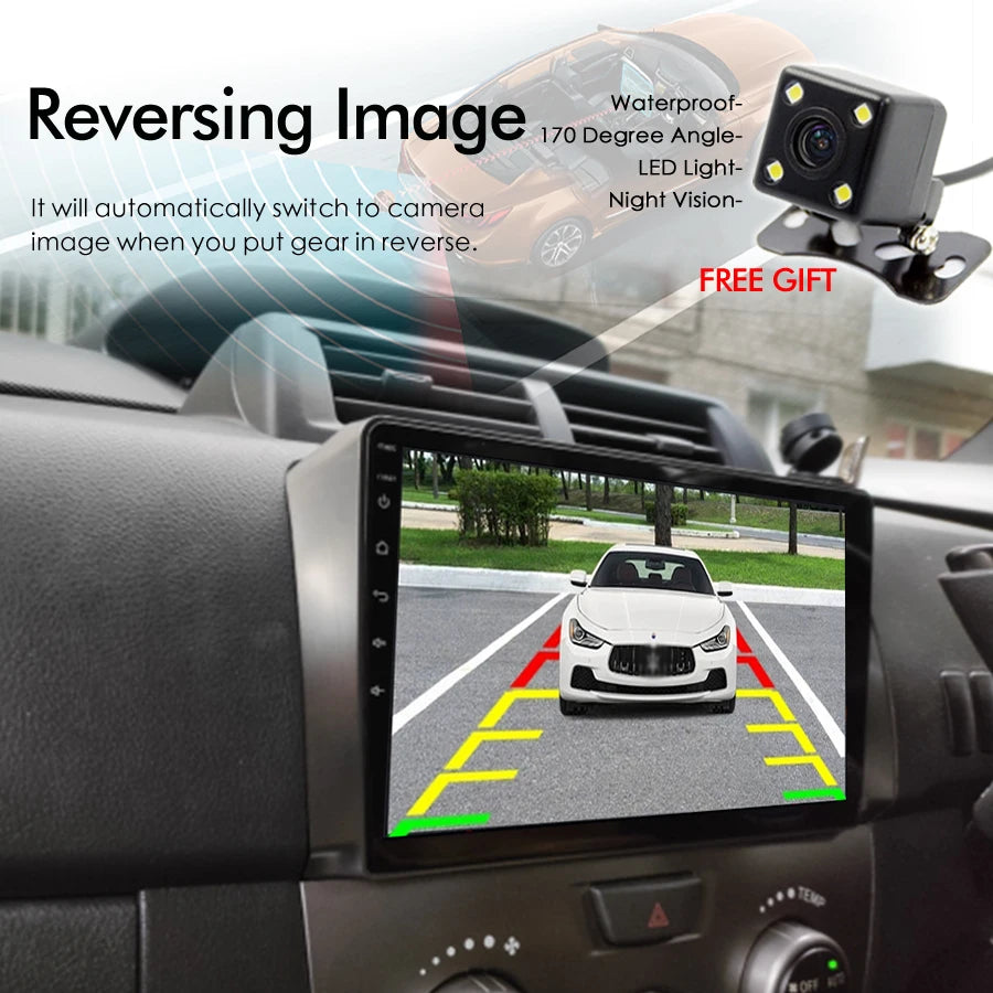 Wireless CarPlay AI Voice Android Car Radio Stereo GPS For Daihatsu Materia COO 2007 Toyot