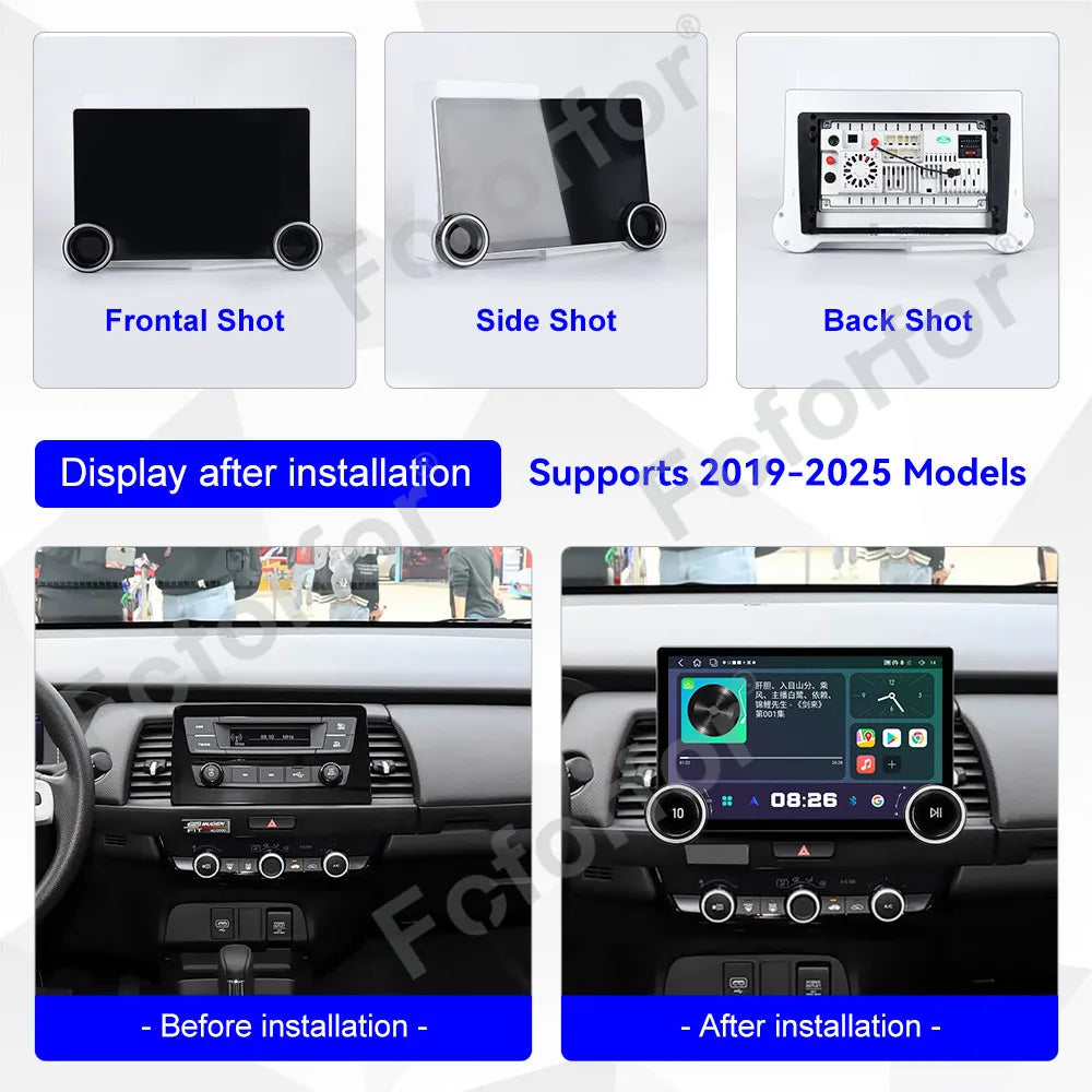 Ultra Clear HD Large Display High End 11.5 Inch Wireless Carplay Android 15 GPS Navi Multi