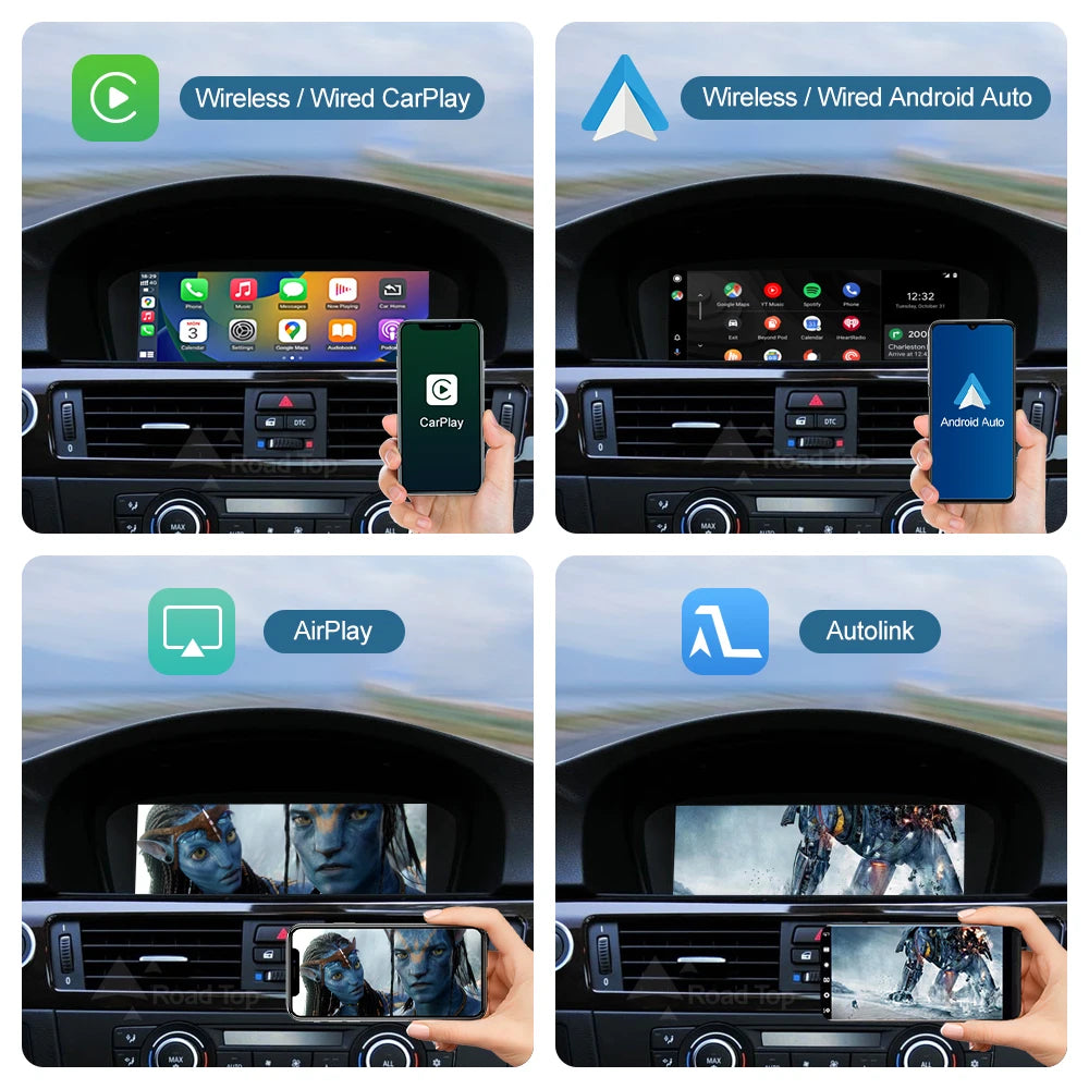 8.8 inch Touch Screen Wireless CarPlay Android Auto For BMW 3 Series E90 E91 E92 E93 5 Ser | AUTOKITSHOP