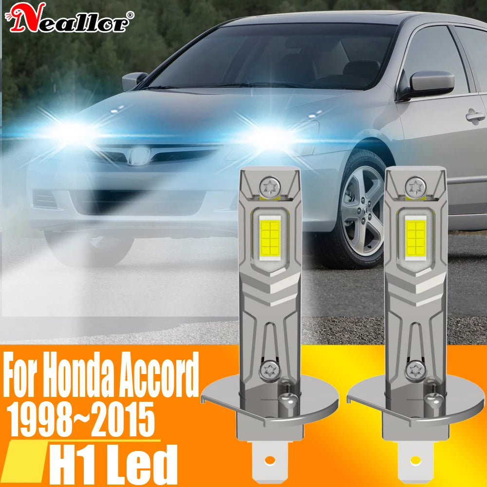 2x H1 Led Light Canbus Bulb Car Headlight High Power Auto Fog Diode Moto Driving Running L