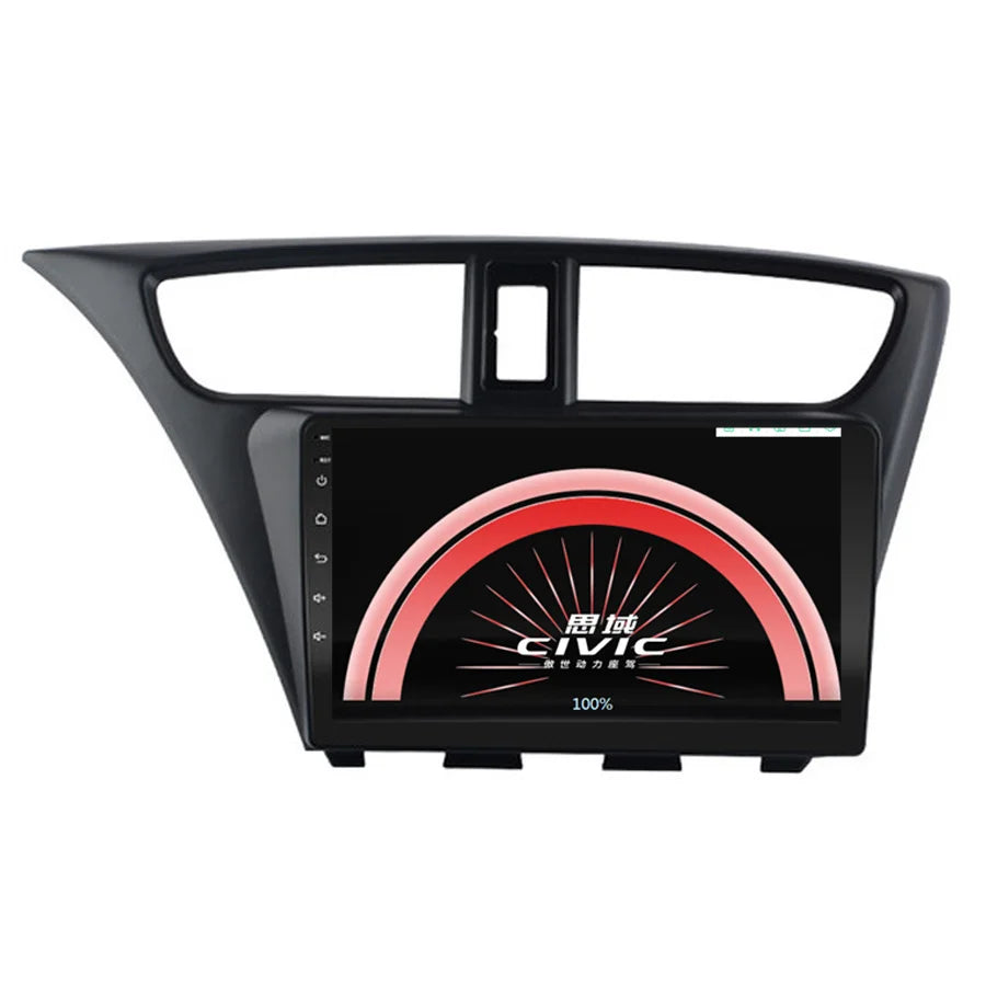 Car Radio For Honda CIVIC Hatchback 2013 2014 2015 2016 9th Gen Android Multimedia Video P