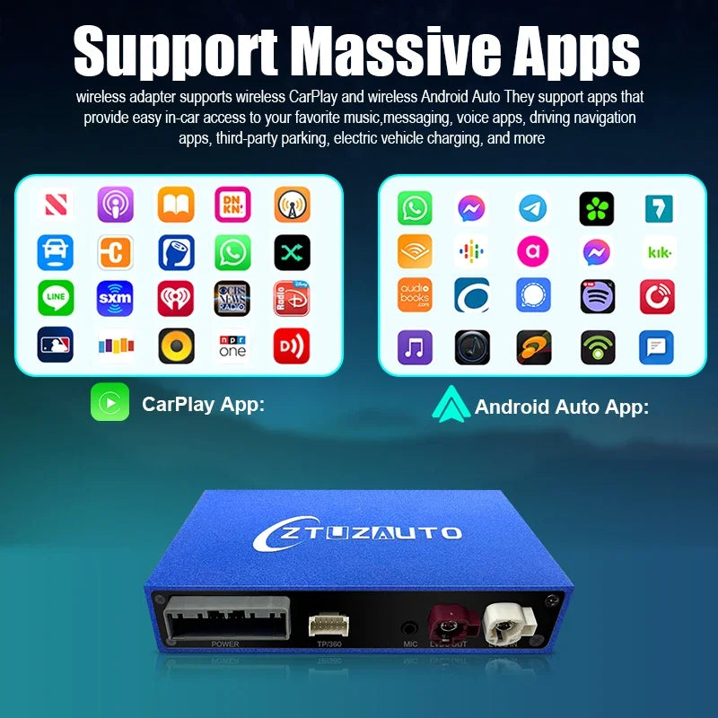 Wireless ios Carplay For Land Rover/Jaguar/Range Rover/Evoque/Discovery Android Auto Ai Bo