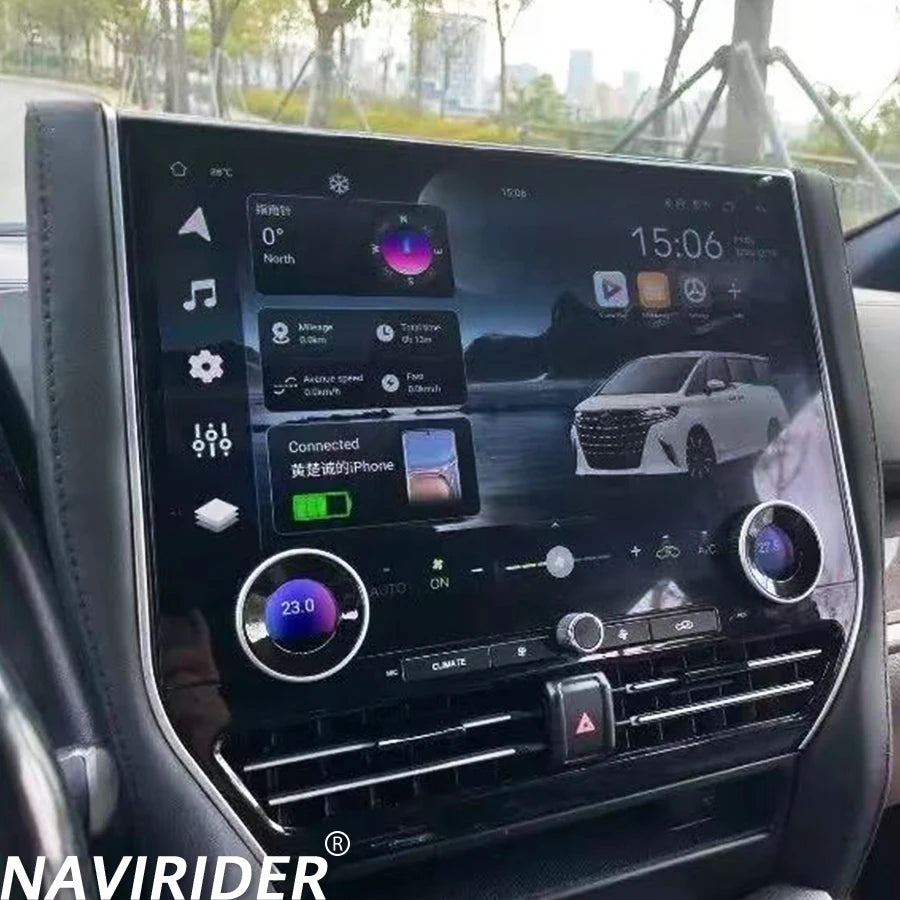 For Toyota Alphard 30 2015-2023 A30 Upgraded To 40 CarPlay Video Player GPS Stereo 4G WIFI | AUTOKITSHOP
