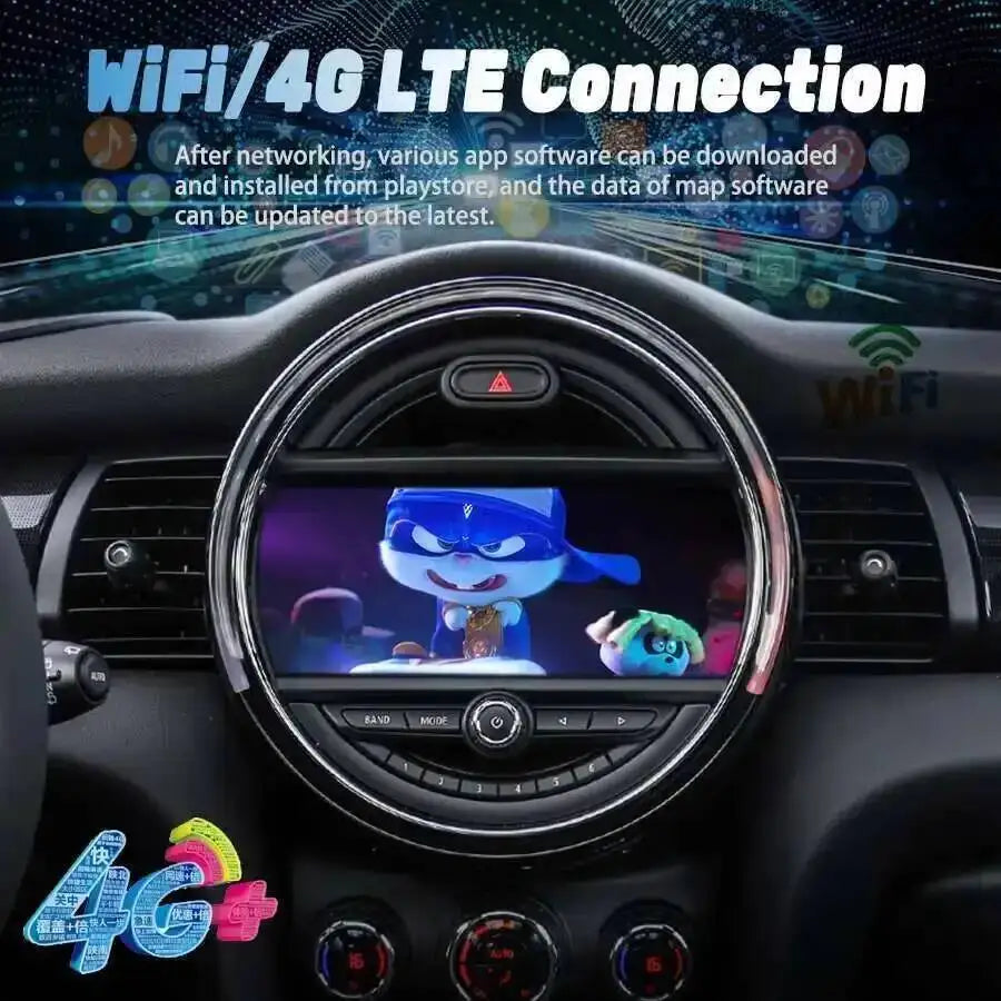 Android 15 Carplay Auto Car Radio For BMW MINI COOPER F54 F55 F56 F57 F60 2015-2020 Naviga