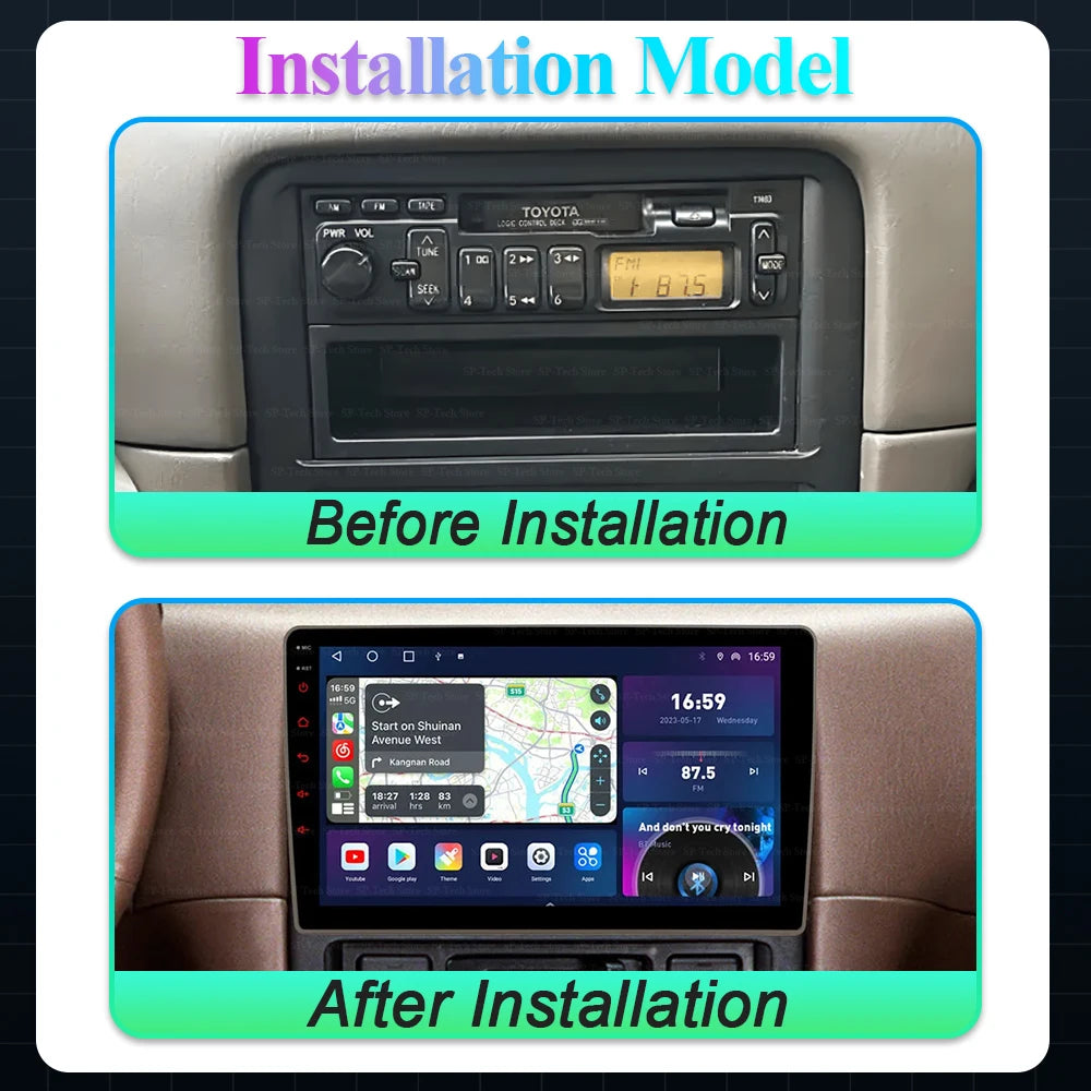 Android 16 For Toyota Camry 5 Xv20 1996-2002 Car Radio Gps Multimedia Player Head Unit Nav | AUTOKITSHOP
