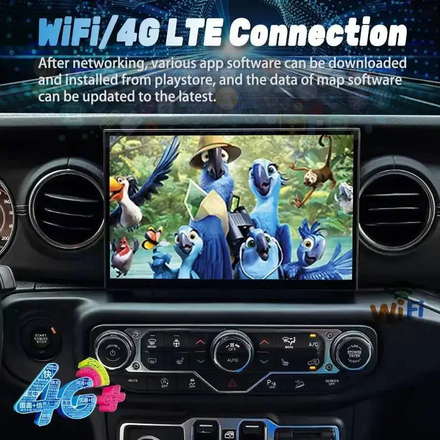 11.5inch Android 15 Stereo Navi DSP GPS Multimedia Video Player Car Radio For Jeep Wrangle