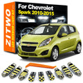 AutoKitShop 9Pcs Canbus For Chevrolet Chevy Spark 2010 2011 2012 2013 2014 2015 LED Interior Dome Read - Canbus LED Car Light