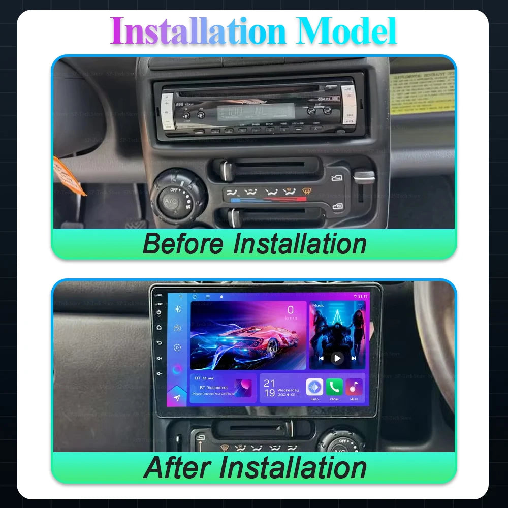 Android 16 For Hyundai Santro Atos Prime 2003-2015 Car Radio Stereo Head Unit Mirror Link  | AUTOKITSHOP