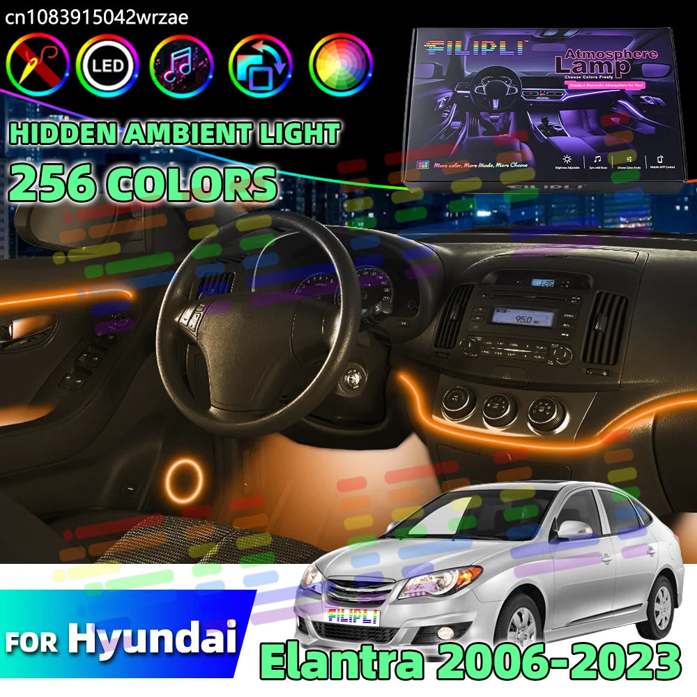 64 RGB - Ambient Light - for Hyundai 2006-2023 - Car Interior Lighting | AUTOKITSHOP