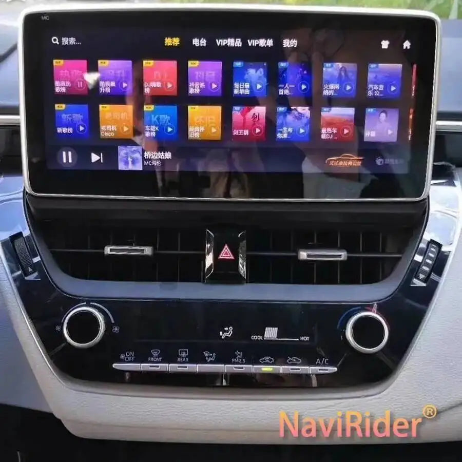 carplay For Toyota Corolla 2020 Navigation DSP 4G Multimedia Video Player HU 1920*720 10.2