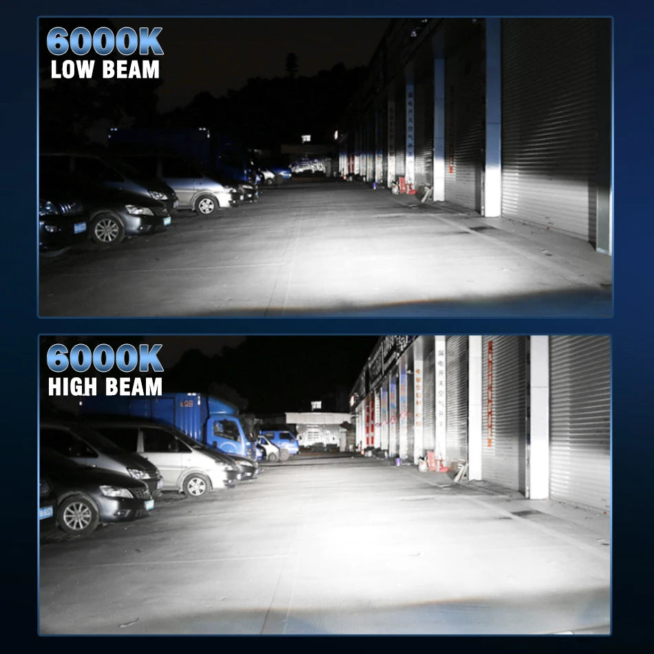 H1 Turbo Led Lighting Lamps 3570 High Power HIR2 HB3 HB4 H4 H8 H9 H7 Led Headlight 1700W 6