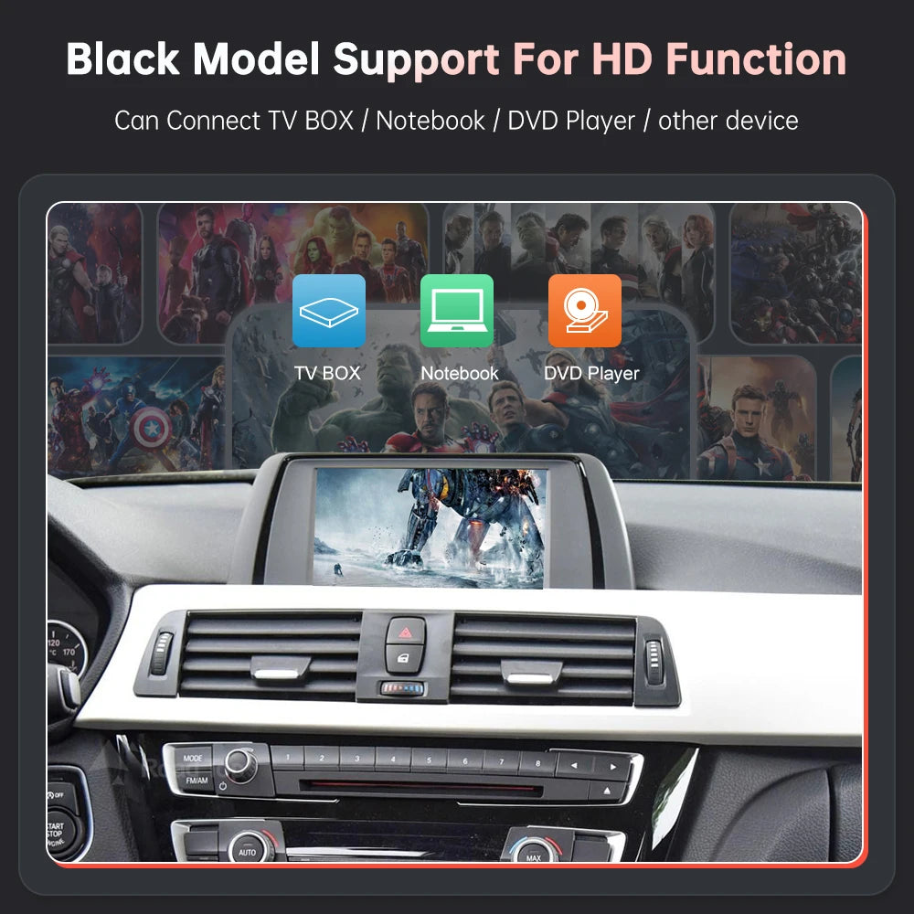 Wireless CarPlay Android Auto for BMW CIC System 1 2 3 4 5 7 Series X1 X3 X4 X5 X6 F10 F11 | AUTOKITSHOP