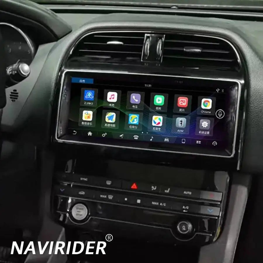10.25" Android 15 Car Radio for Jaguar XE XEL F-PACE 2016-2019 QLED Screen DSP Carplay 360