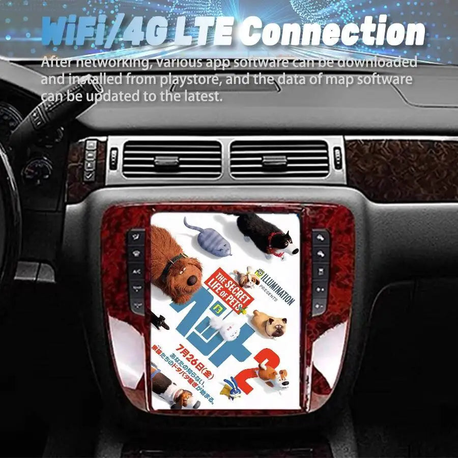 For GMC Yukon Chevrolet Tahoe Chevrolet Silverado 2007-2014 Stereo Multimedia Video Player | AUTOKITSHOP