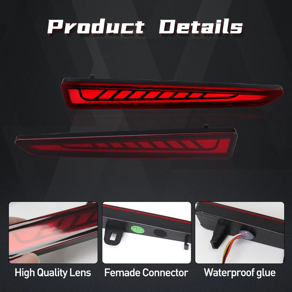 For Toyota Raize 2019 2020 2021 2022 LED Rear Bumper Reflector Light Auto Brake Warning La | AUTOKITSHOP