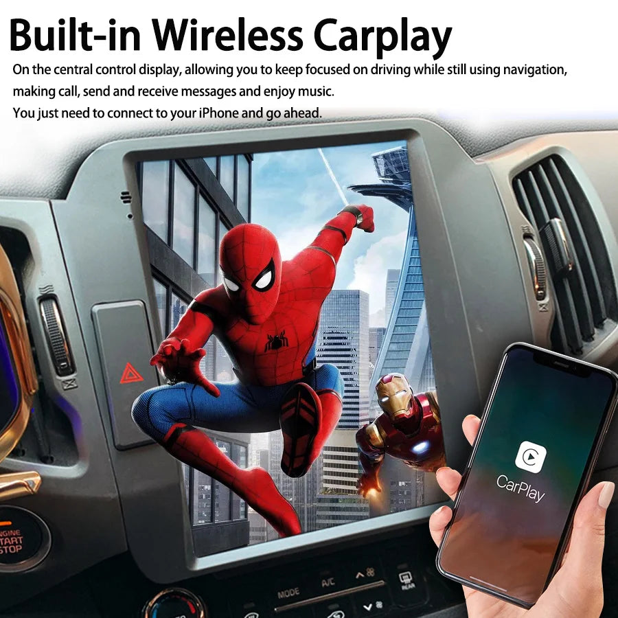 Android 13 For Kia Sportage 2013 2012 Tesla Screen Stereo GPS Navigation CARPLAY Car Radio