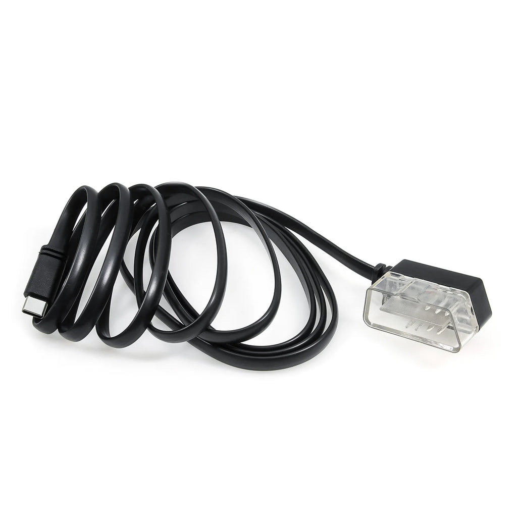 1PC obd2 cable mini usb OBDII 2 7 Pin To Mini USB Connection Cable For Car HUD Head up Display h - Automotive LED Light